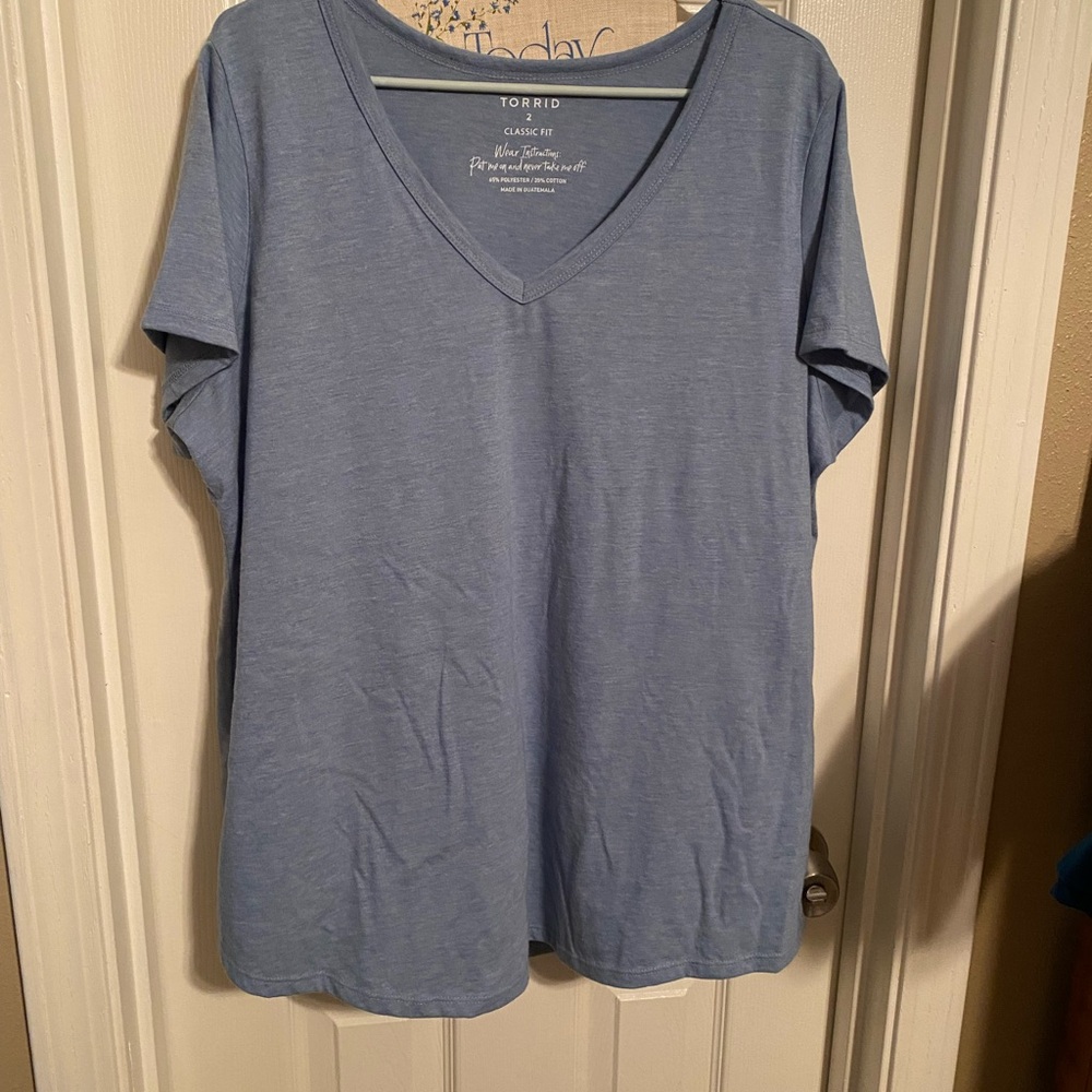 Girlfriend Signature Jersey V-Neck Tee